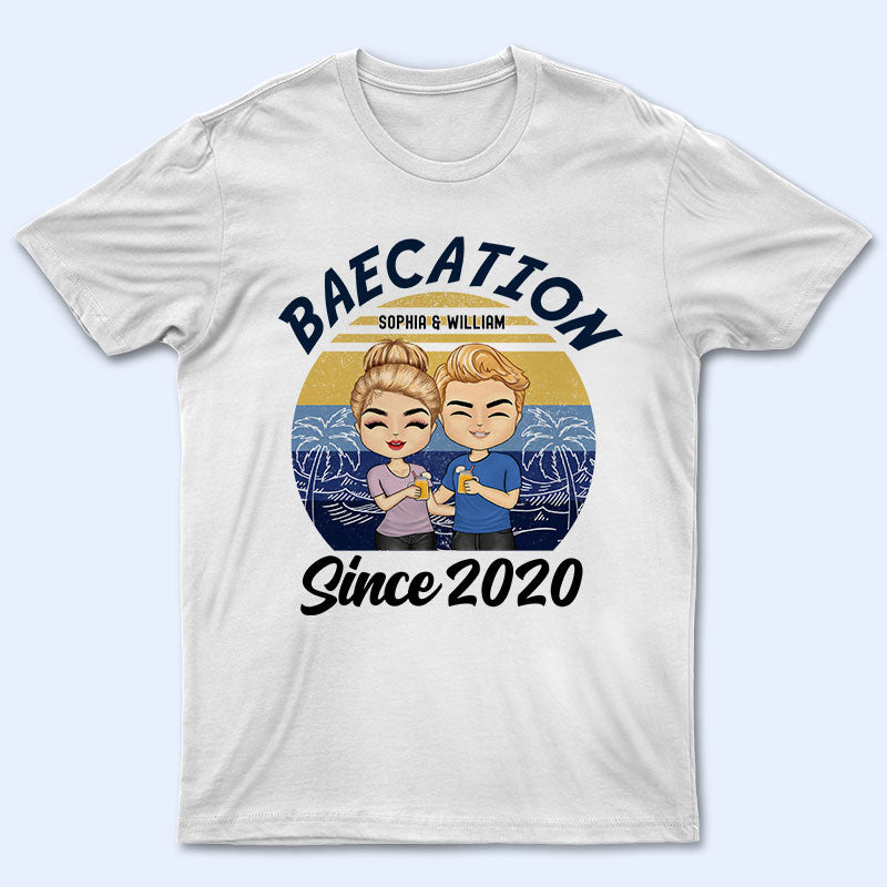 Baecation – Gift For Beach Couple – Personalized Custom T Shirt