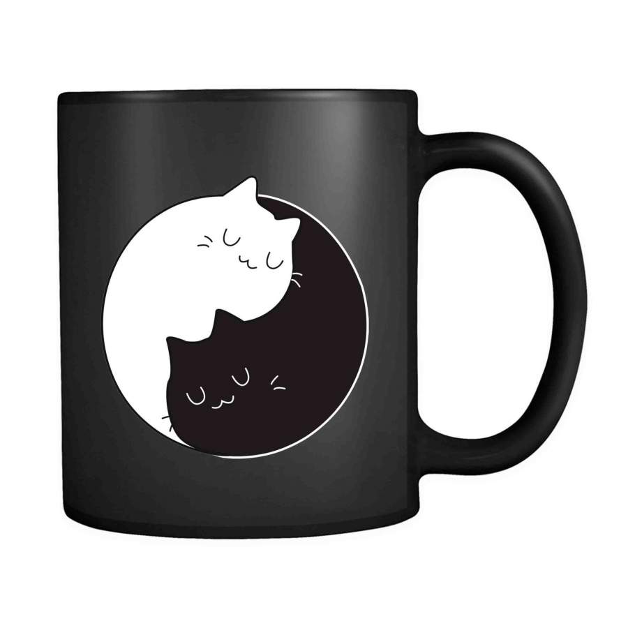 Yin Yang Cats Kittens Cat Lover 11oz Mug