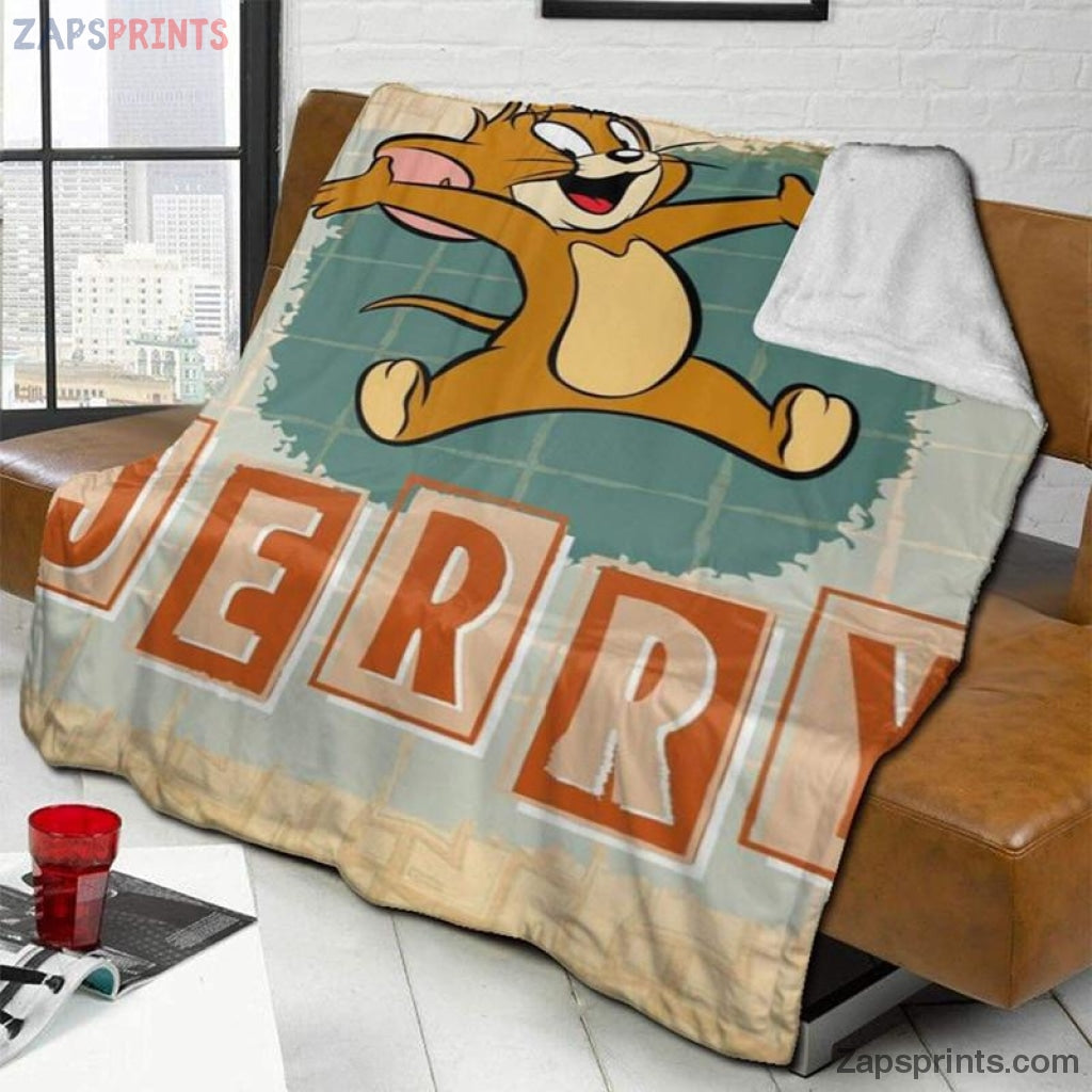 Tom And Jerry Movie Jerry Happy Blanket