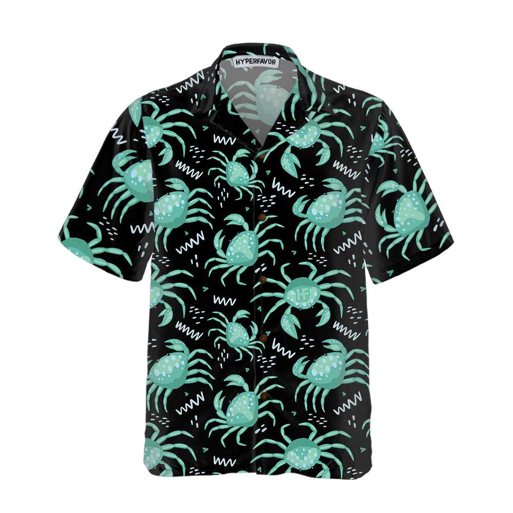 Cute Green Crab Hawaii Shirt For Men Best Gift Lover Ha8159