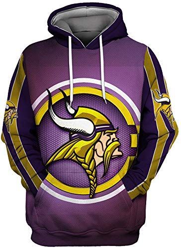 Minnesota Vikings 3D Hoodie 07