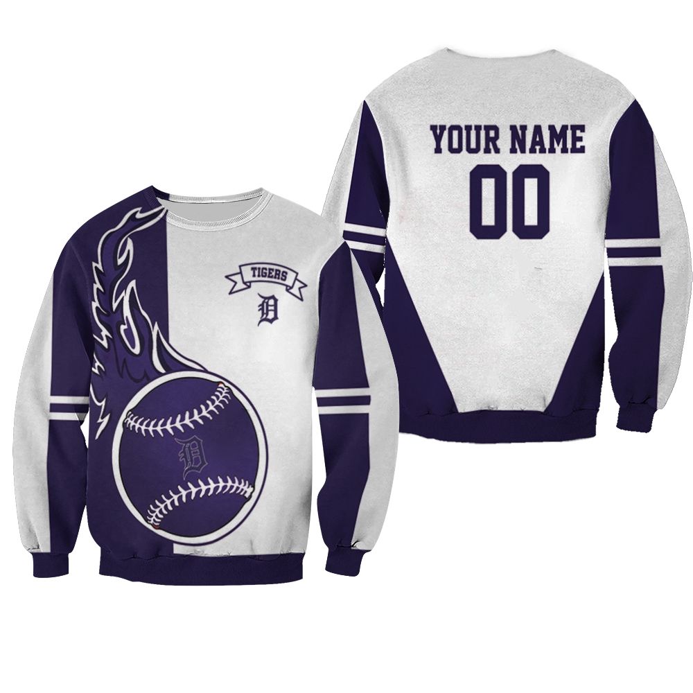 Detroit Tigers 3d Personalized Sweater