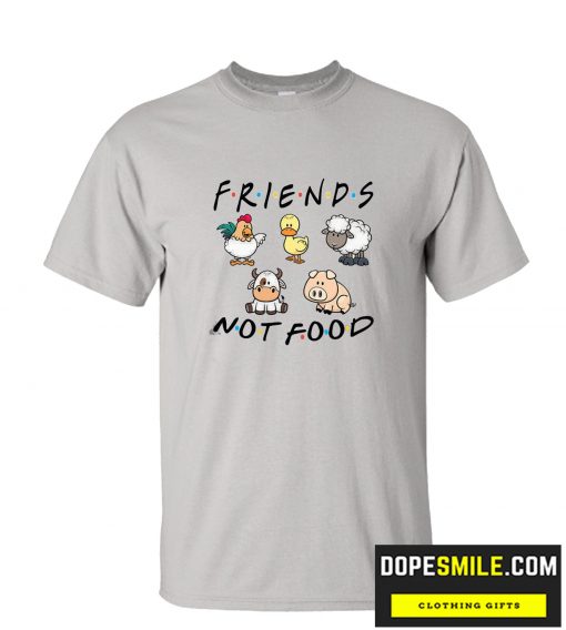 Friends not food cool t-shirt