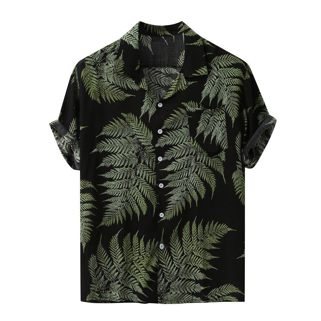 Vacation Beach Jogging  Black High Quality Unisex Hawaiian Shirt For Men And Women Dhc17064124