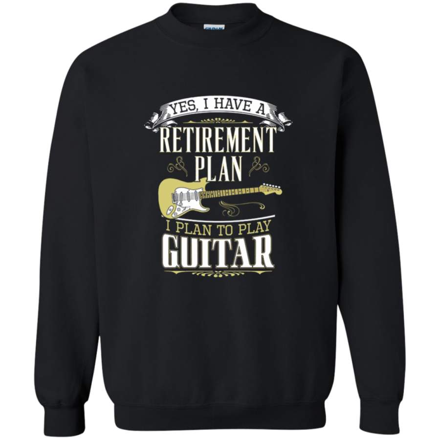 AGR Guitar – Retirement Plan Crewneck Pullover Sweatshirt