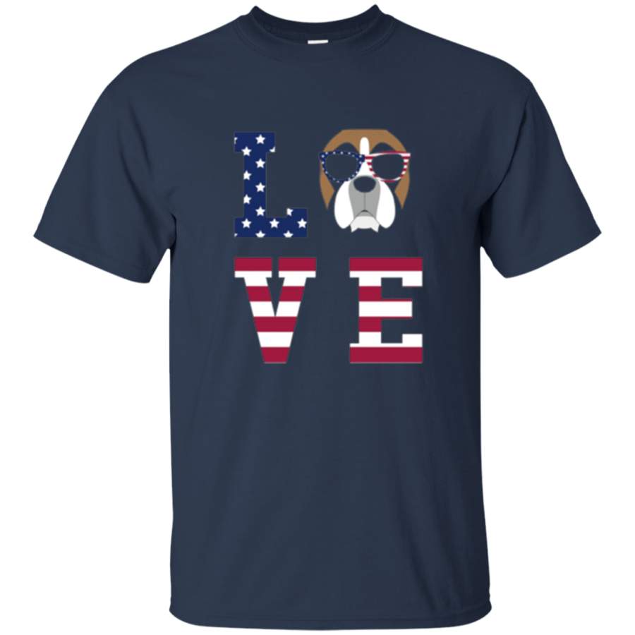 AGR Boxer Dog Love – 4th Of July T-Shirt