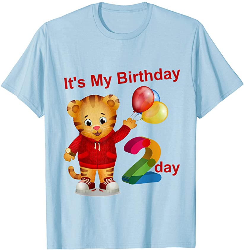 Vebyhogh – Daniel Tiger Toddler It’s My Birthday 2Day TShirt