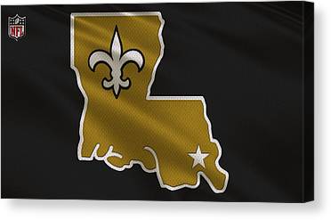 10 New Orleans Saints Uniform Joe Hamilton Canvas Print