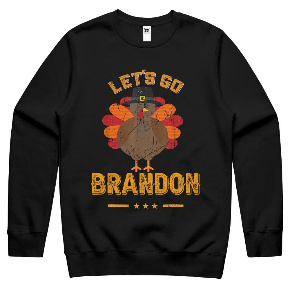 Let’S Go Brandon Thanksgiving Crewneck Sweatshirt