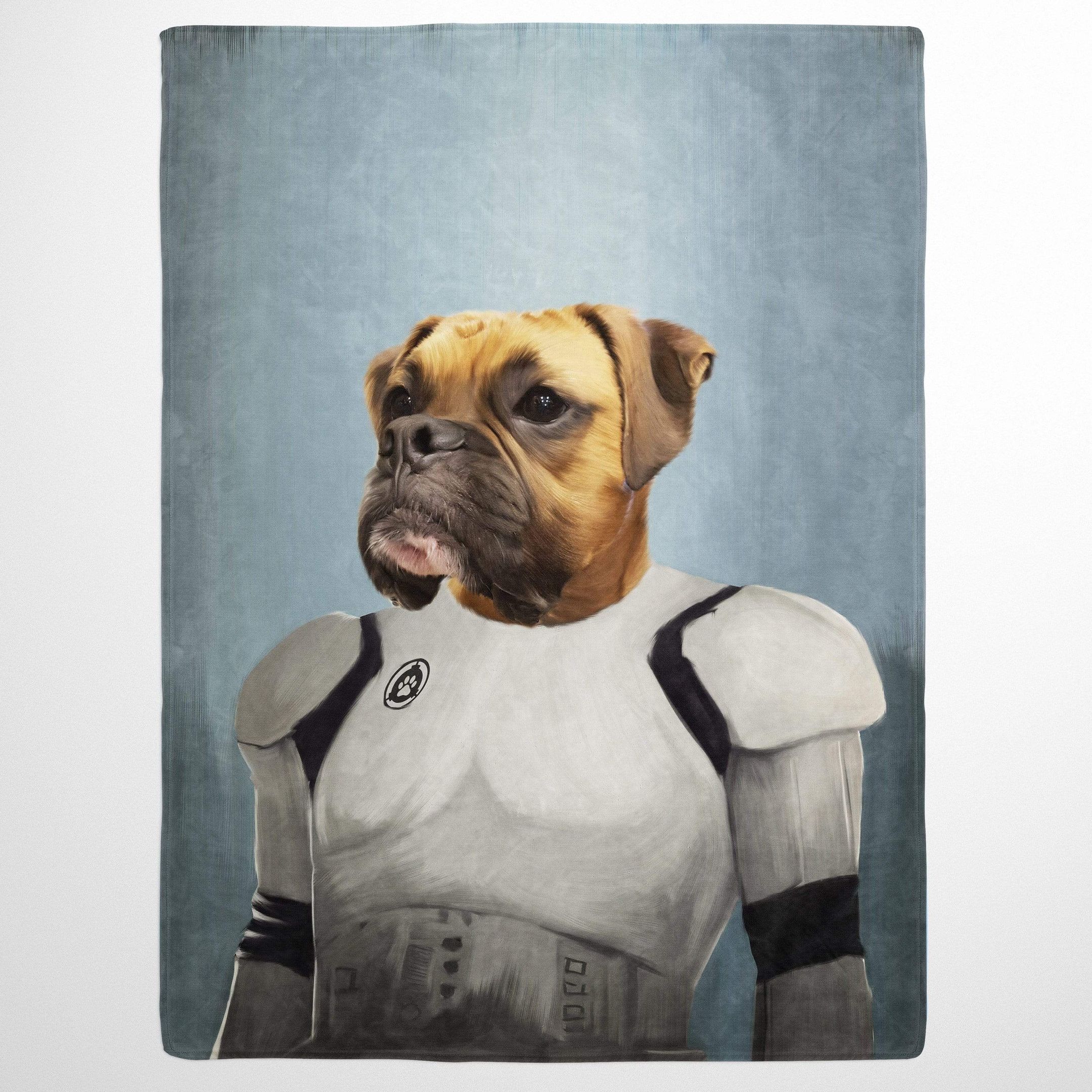 The Trooper Storm Trooper Star costume Custom Pet Quilt Blanket