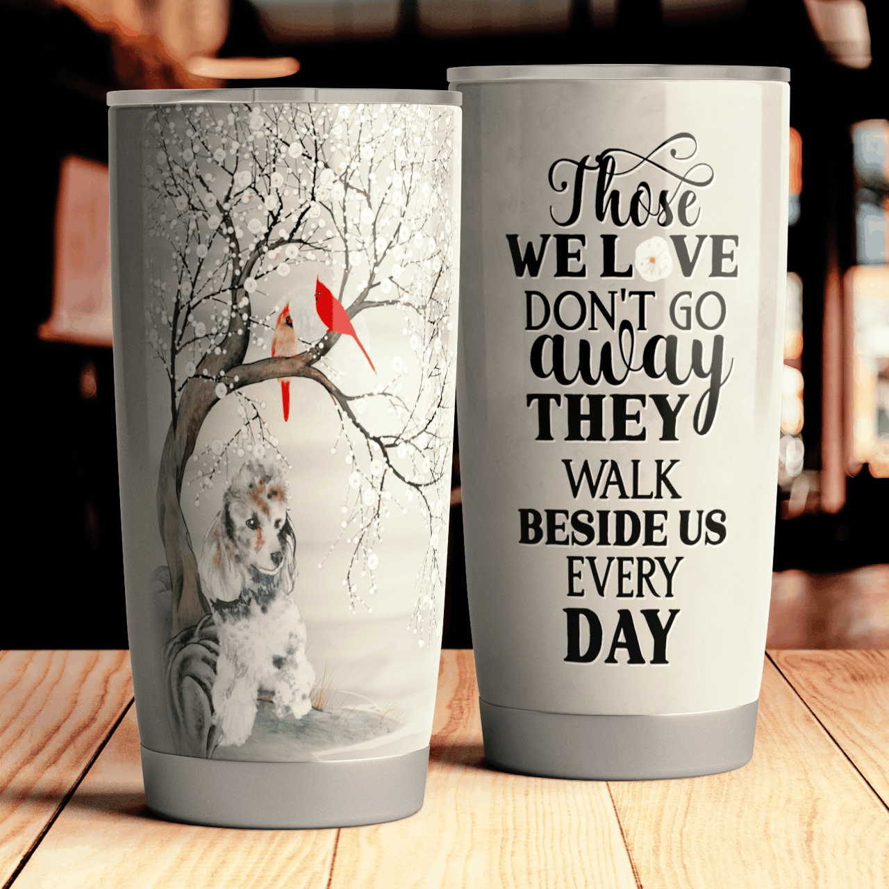 Poodle Tumbler | Summer Stainless Steel Tumbler Cups Drinkware 20Oz – Mostsuit – Those We Love