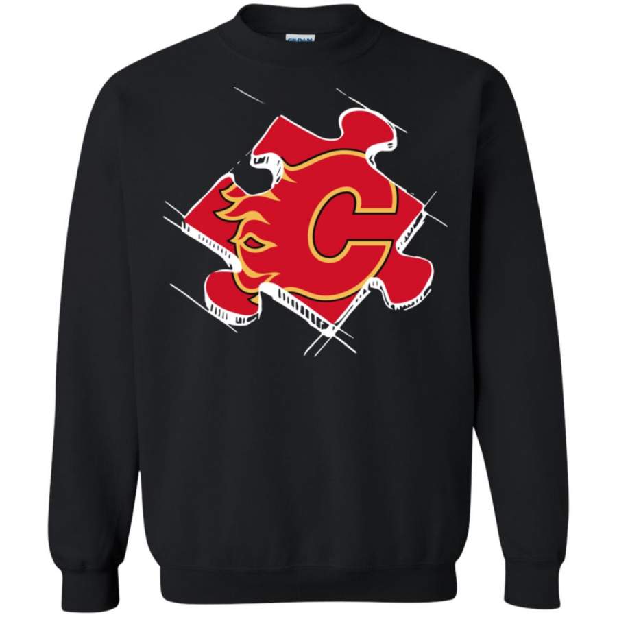 Calgary Flames Autism puzzle Sweatshirt – Moano Store