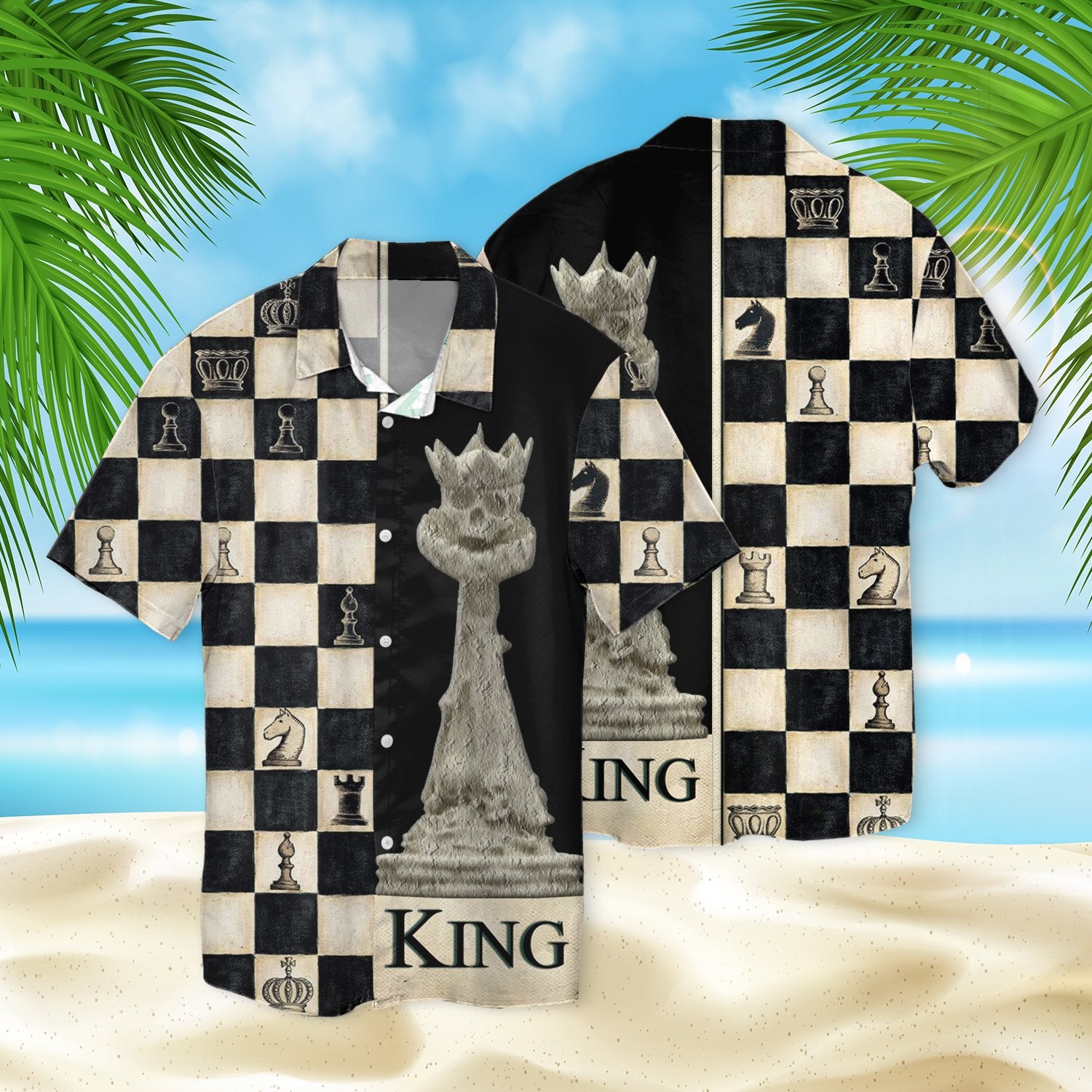 Skull Chess Hawaii Shirt Ha65518