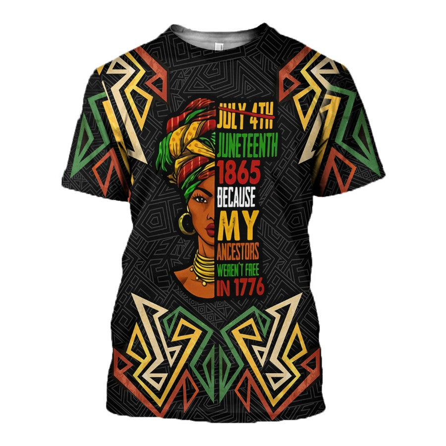 African Gift Woman Black Pride Juneteenth Flag T Shirt Or Cross Open Back Camisole Tank Top Or Dashiki Dress Hg