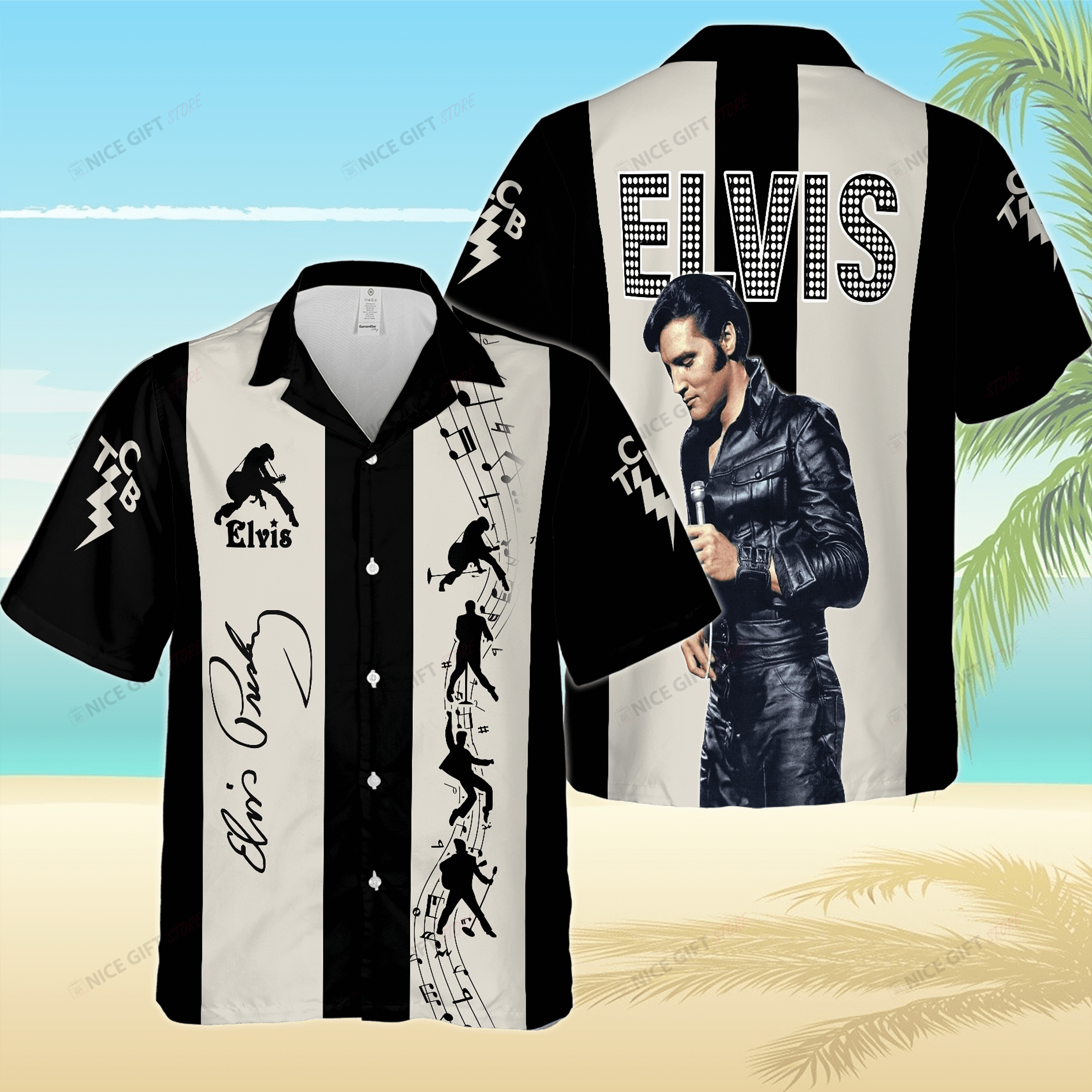 Elvis Presley Hawaiian 3D Shirt 3Hs-L7D2