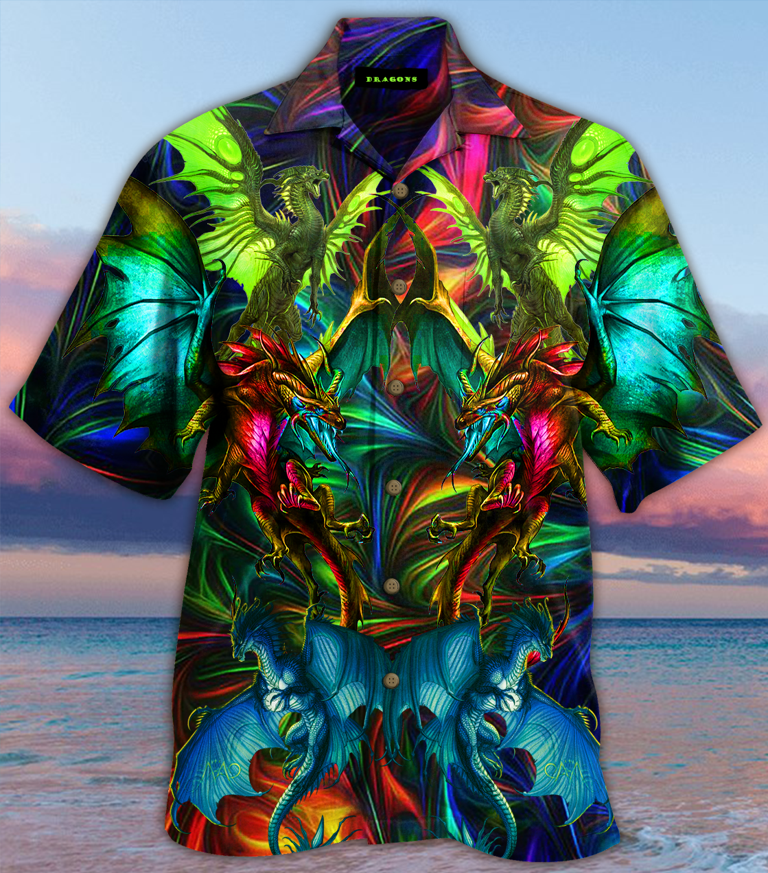 Dragon Fantasy Hawaii Shirt Ha24352