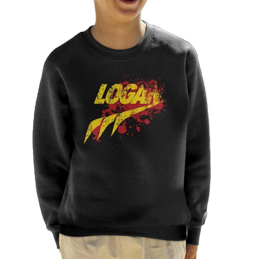 X Men Logan Blood Splatter Kid’s Sweatshirt