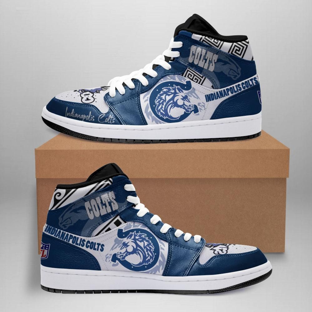 Indianapolis Colts 2 Air Jordan Shoes Sport Custom Sneakers
