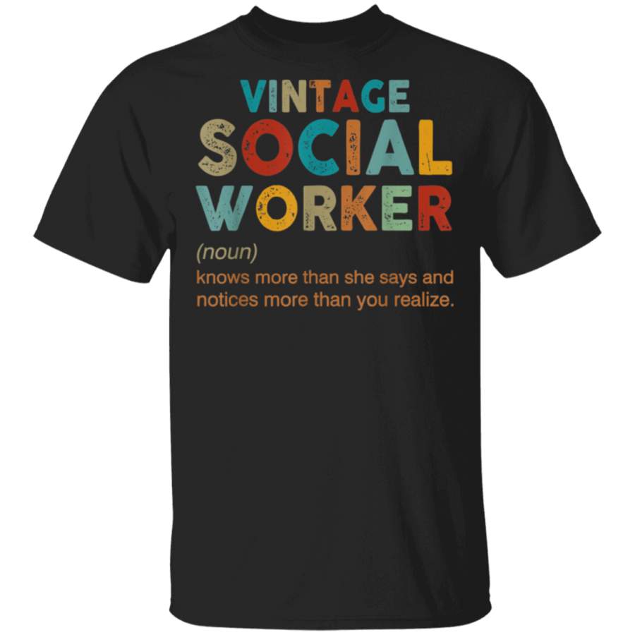 Vintage social worker – noun definition Shirt G500 Gildan 5.3 oz. T-Shirt