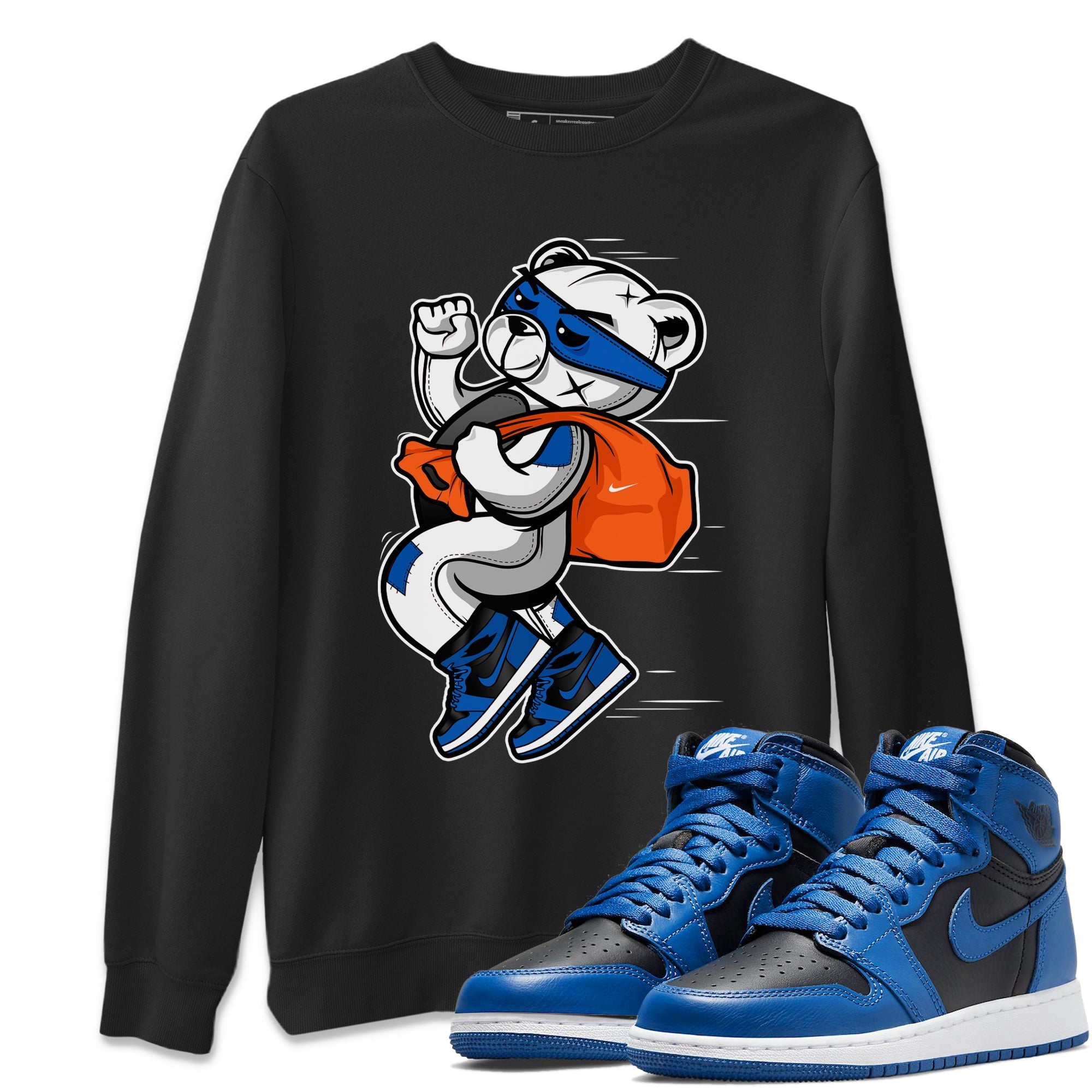 Thief Bear Sweatshirt – Air Jordan 1 Dark Marina Blue