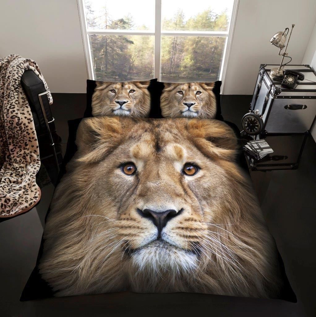 3d Lion Duvet  3d Bedding Set Duvet Cover  Pillow Cases