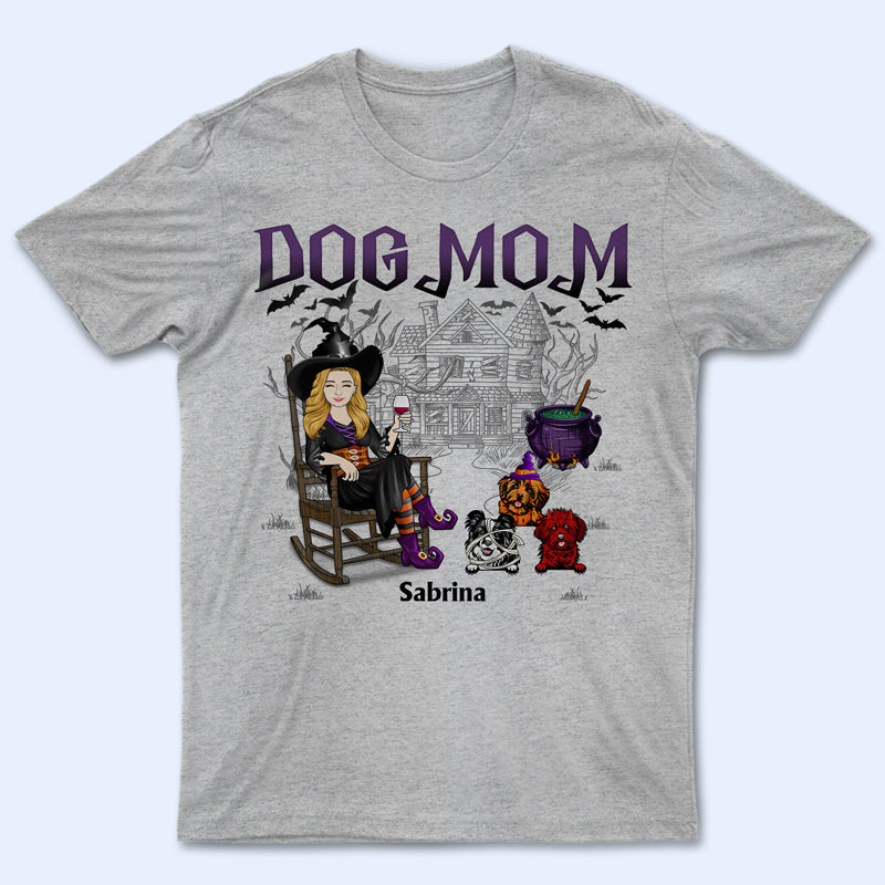 Witch Girls Dog Mom – Gift For Dog Lovers – Personalized Custom T Shirt