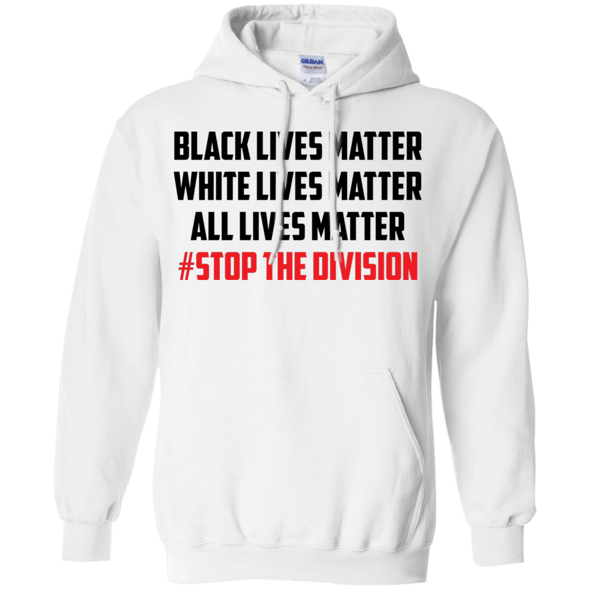 Black Lives Matter White Lives Matter All Lives Matter T-Shirt Hoodie