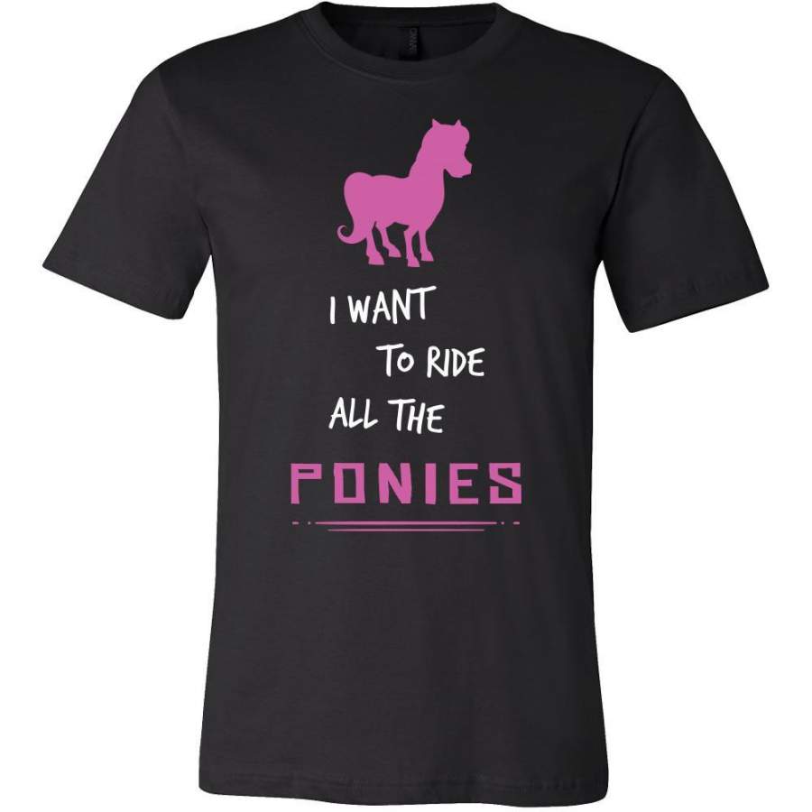 Pony Shirt – Ride All Ponies – Animal Lover Gift