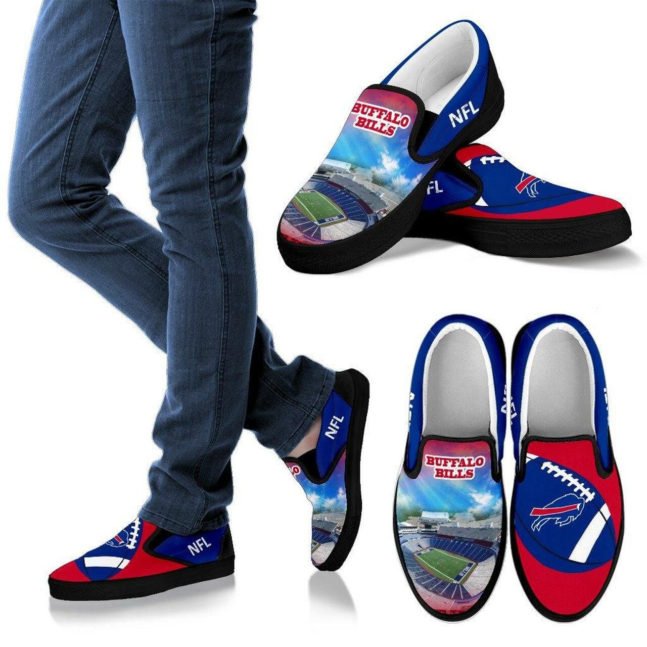 Buffalo Bills Slip-On Slip On Shoes Proud Of Stadium Shoes16235