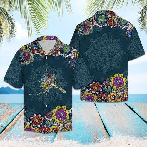 Alaska Mandala Hawaiian Shirt Summer