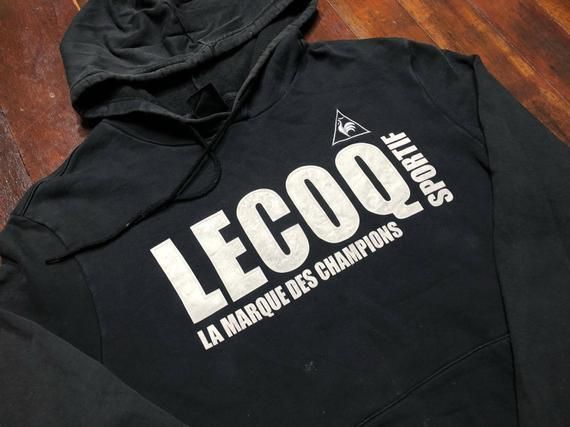 Vintage 90S Lecoq Sportif Hoodie Shirt