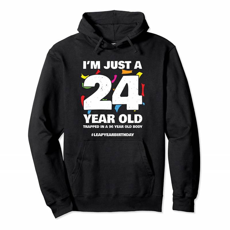 96 Year Old Birthday – Leap Year – 2020 Leap Day Birthday Pullover Hoodie