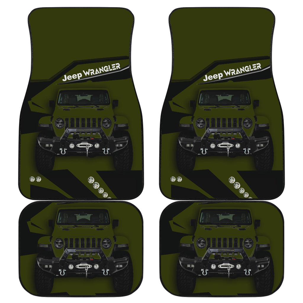 Green Jeep Car Floor Mats Car Accessories