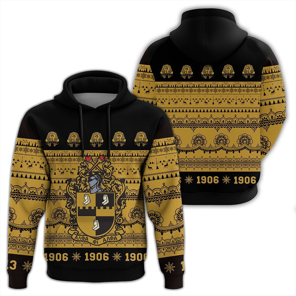 Fraternity Hoodie – Alpha Phi Alpha Xmas Establish Year Pullover