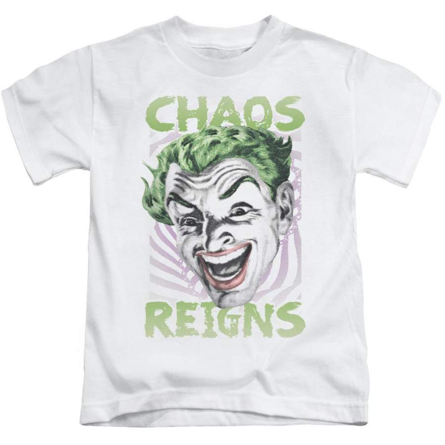 Batman – Classic TV Series Chaos Reigns Kid’s T-Shirt (Ages 4-7)