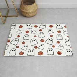 Halloween Ghosts And Pumpkins Rug TTVNGJK DNNTVN