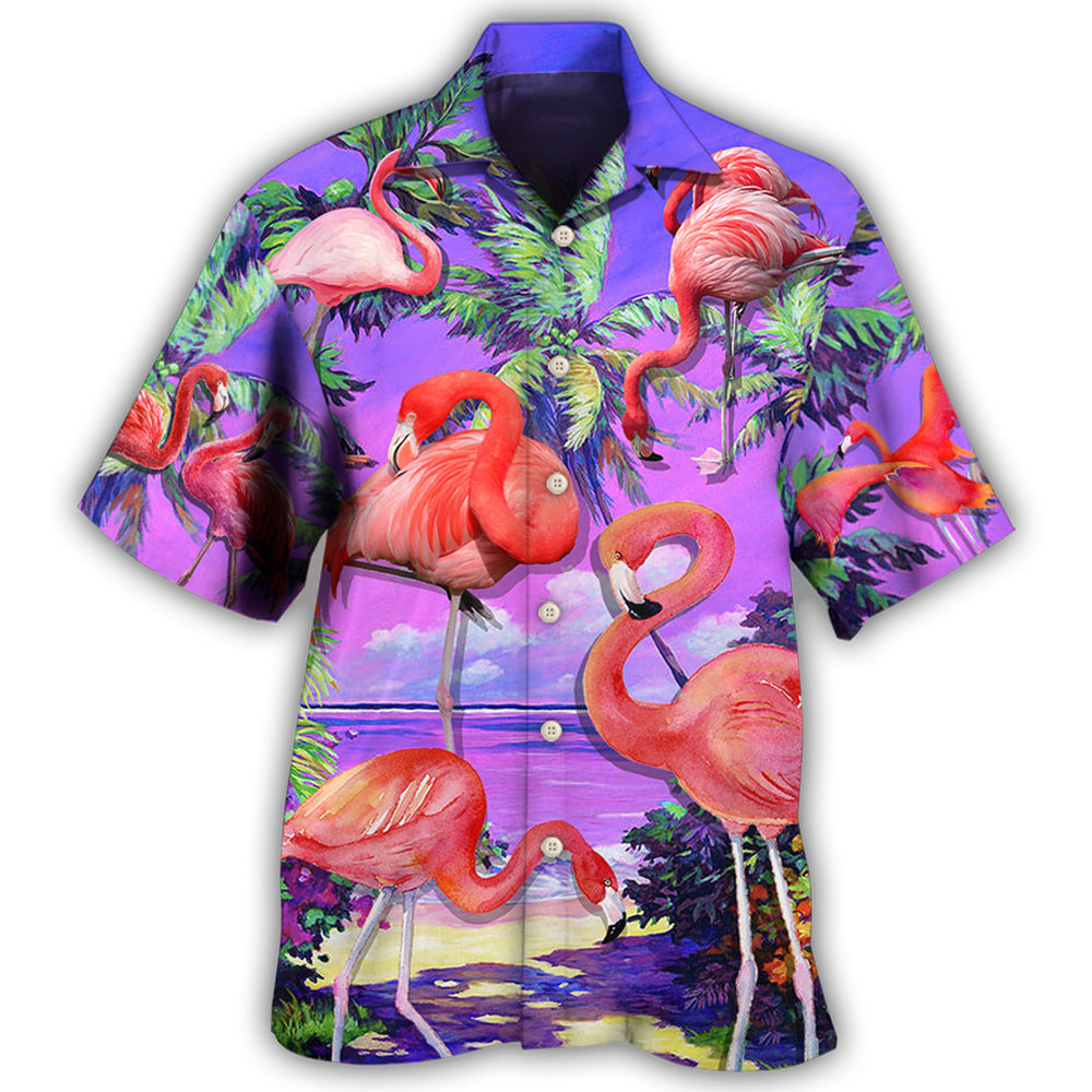 Flamingo Sweet Paradise Style Hawaii Shirt Ha61011