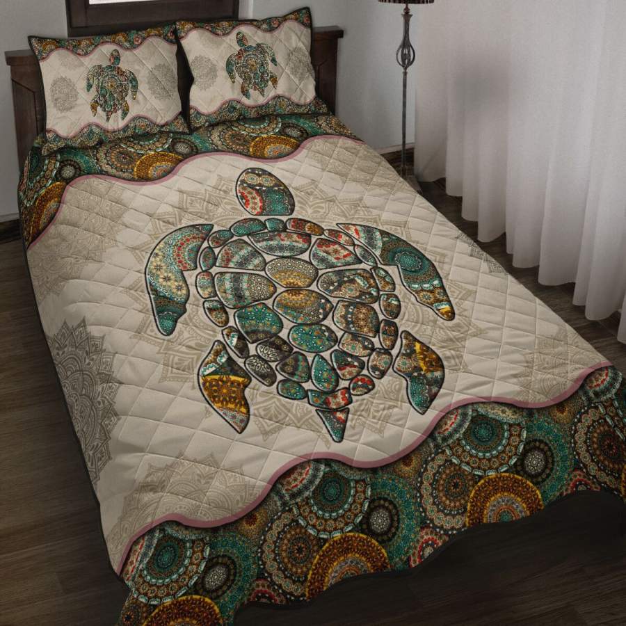 Turtle quilt bedding set HG42100