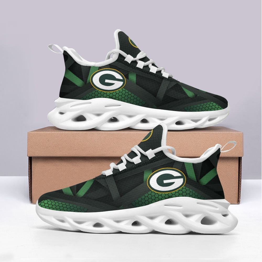 Green Bay Packers Yezy Running Sneakers Art 391