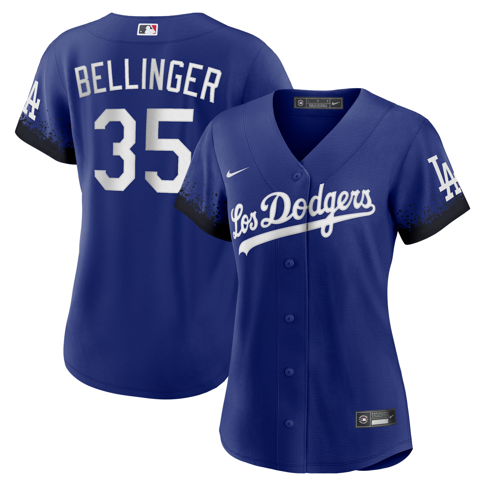 Women’s Los Angeles Dodgers Cody Bellinger Royal City Connect Player Jersey