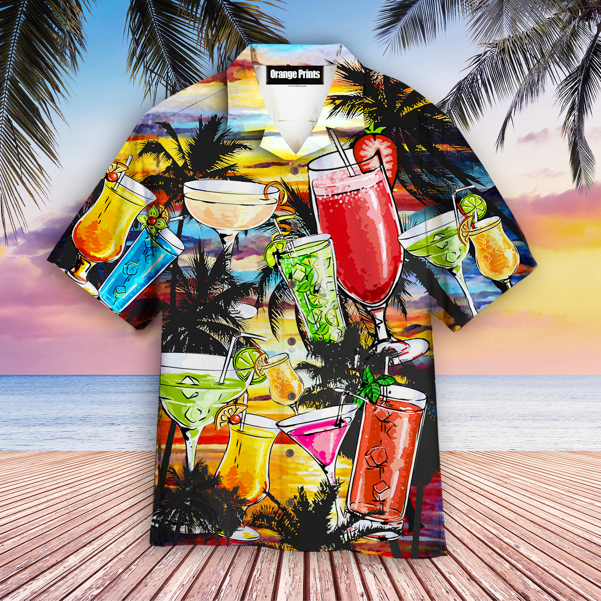 Tequila Style Sunset Aloha Hawaii Shirts For Men Women Ha79240