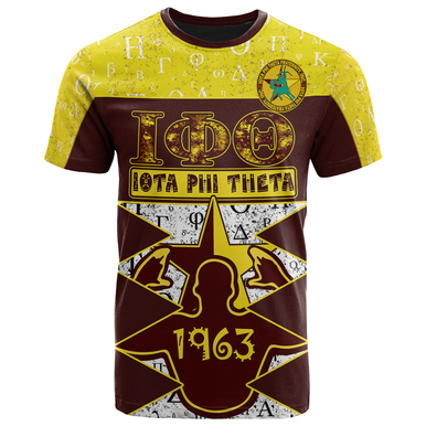 Iota Phi Theta T-Shirt – Custom Iota Phi Theta Fraternity Greek Alphabet 1963 T-Shirt