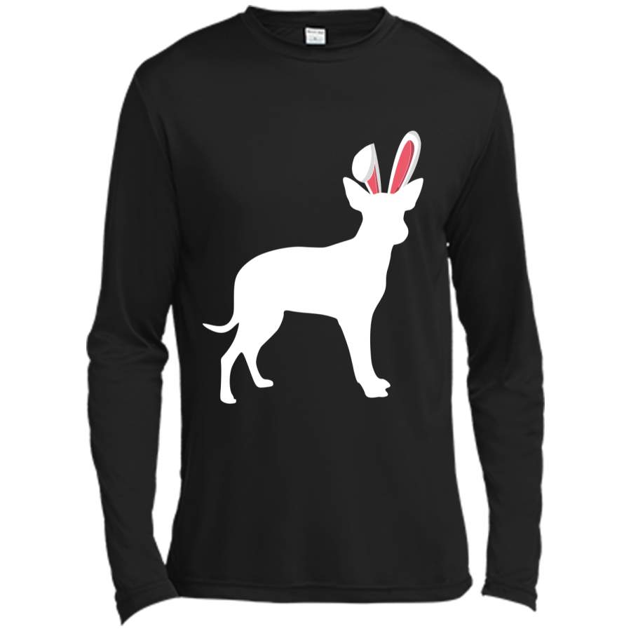 Chihuahua Easter Bunny T-Shirt For Dog Lovers Long Sleeve Moisture Absorbing Shirt