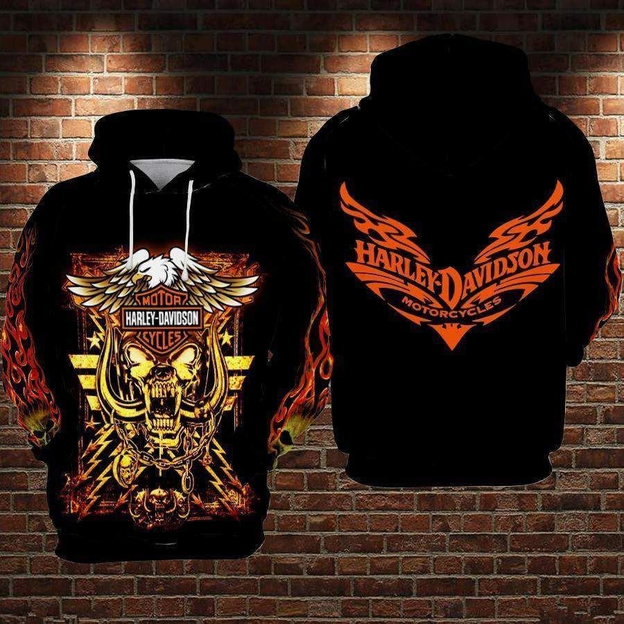 Harley Davidson Xliii 3D Hoodie Zip Hoodie  Size S-5Xl