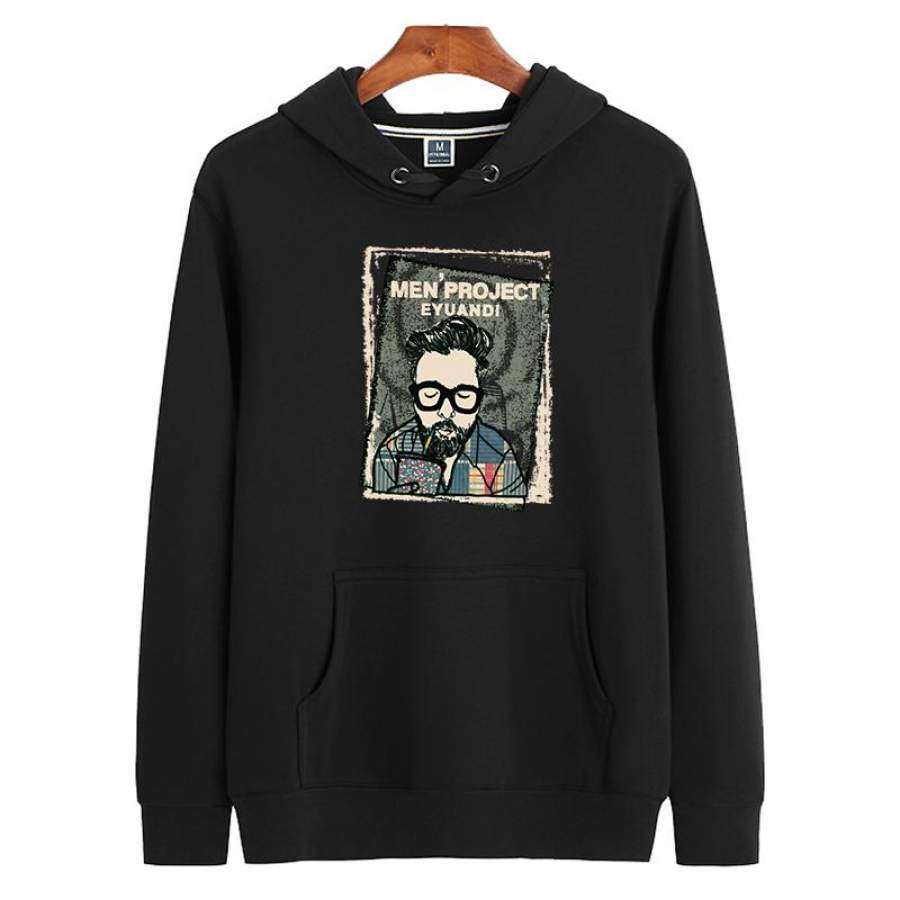 Unisex Men’s Project Eyuandi Printed Hoodie Fashion Sweatshirt for Adult