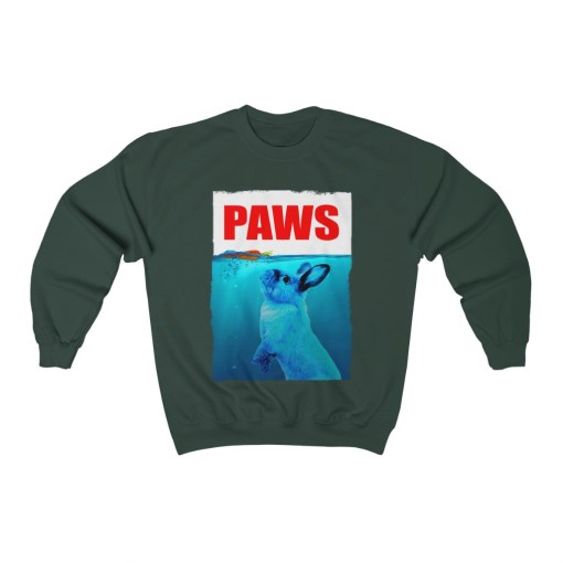 Paws Jaws Rabbit And Carrot Sweatshirt