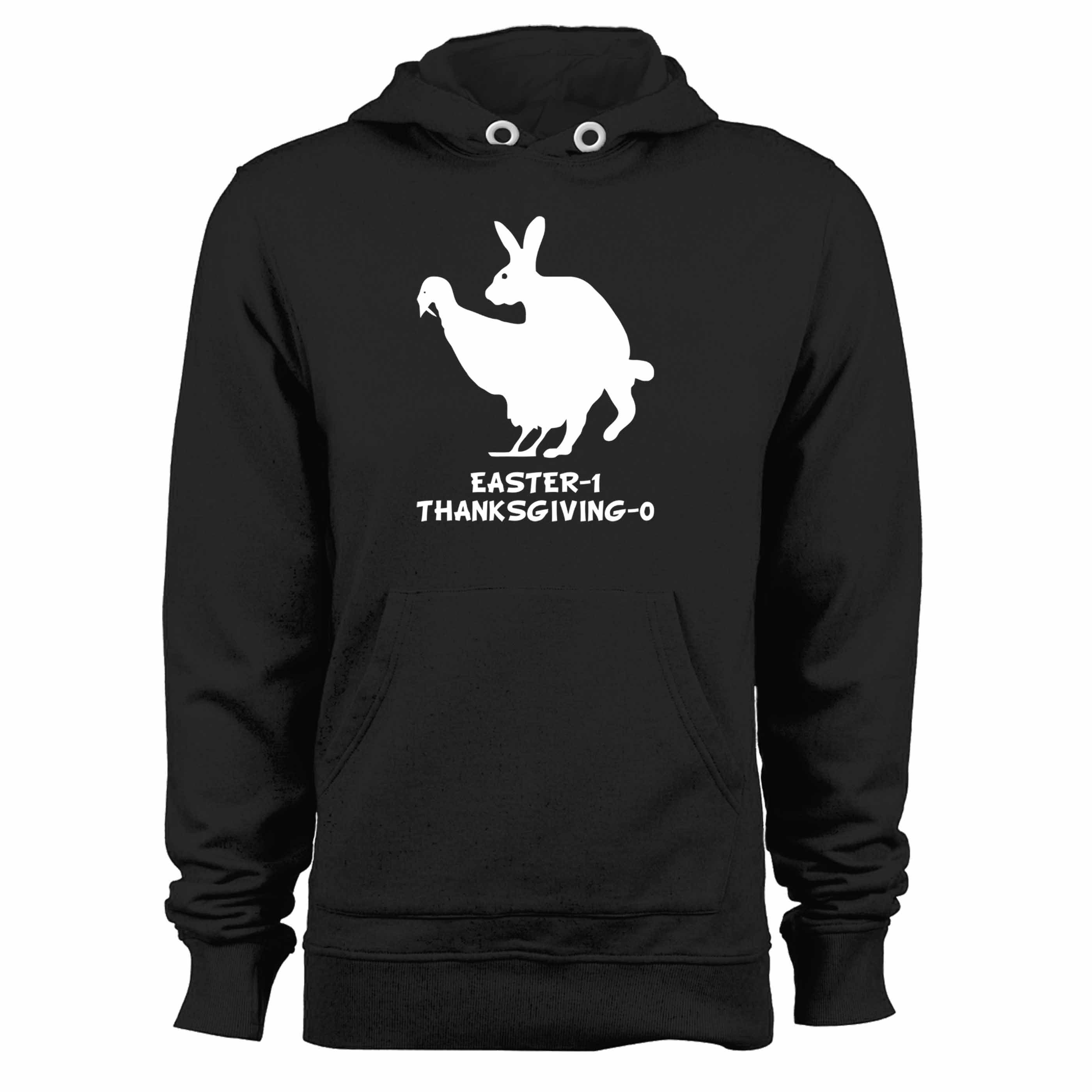 Easter Bunny Cool Funny Humorous 80s Movie Unisex Hoodie