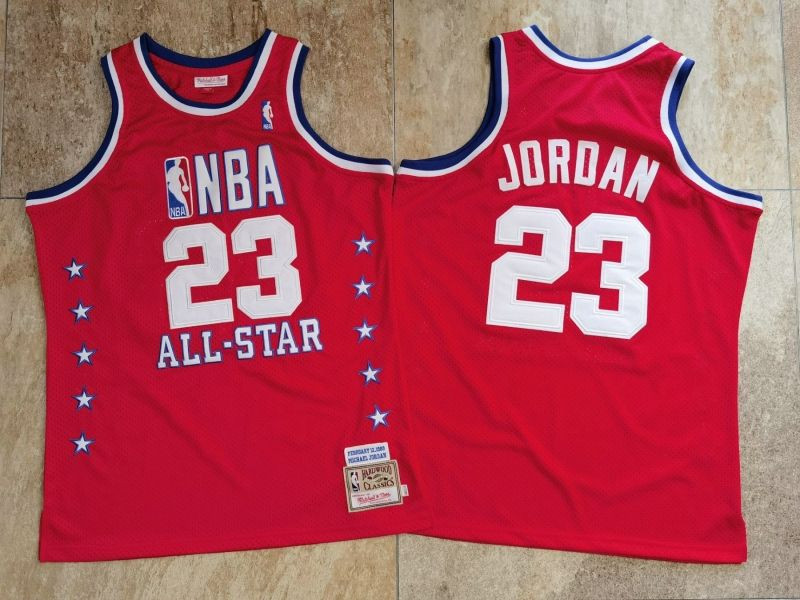 Chicago Bulls Michael Jordan #23 NBA 1988 Allstar Red Jersey