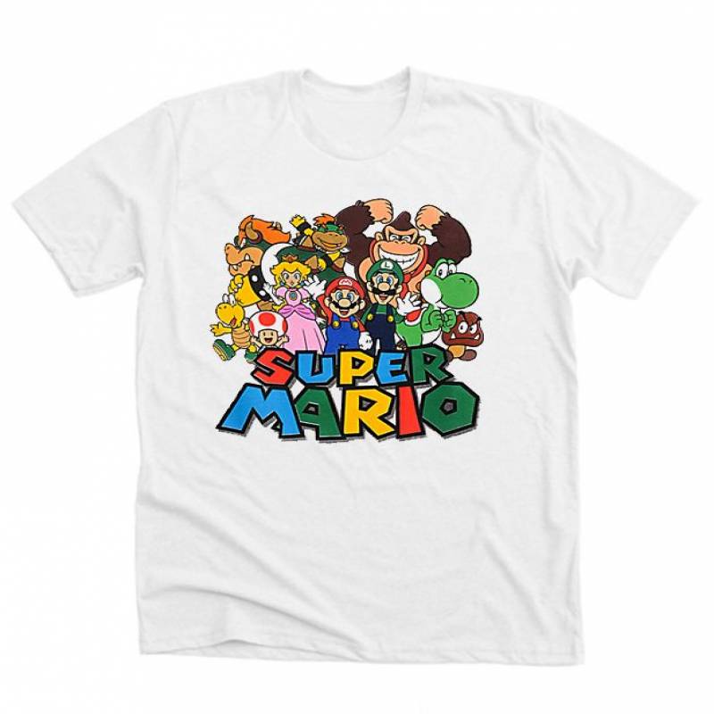 Super Mario Bros Smooth DH T Shirt