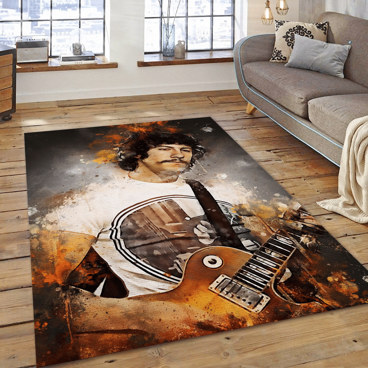 Peter Green Fleetwood Mac Music Area Rug, Living Room  Rug – Christmas Gift Us Decor